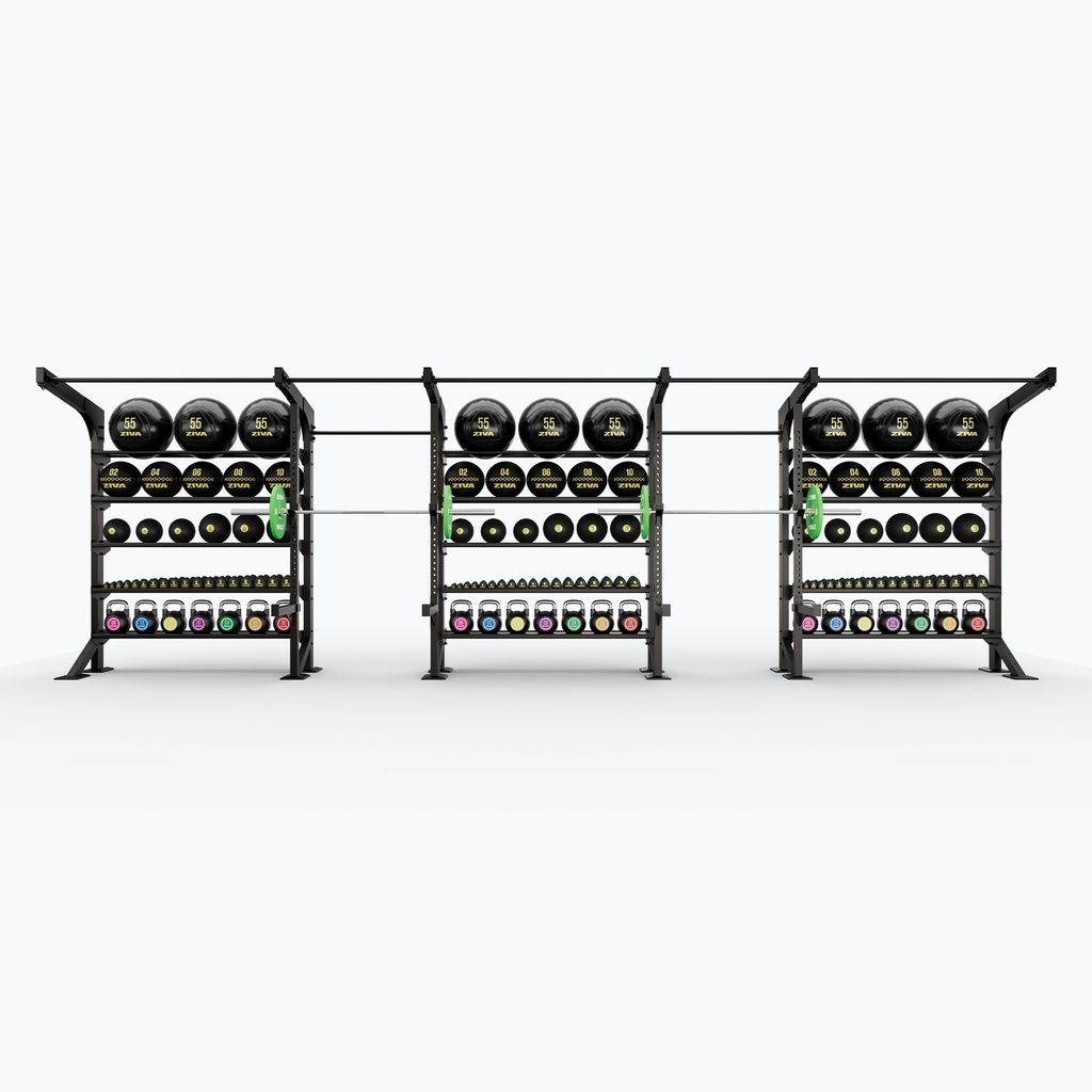 [2483] RACK 3 ESTACIONES CON ALMACENAMIENTO ZIVA