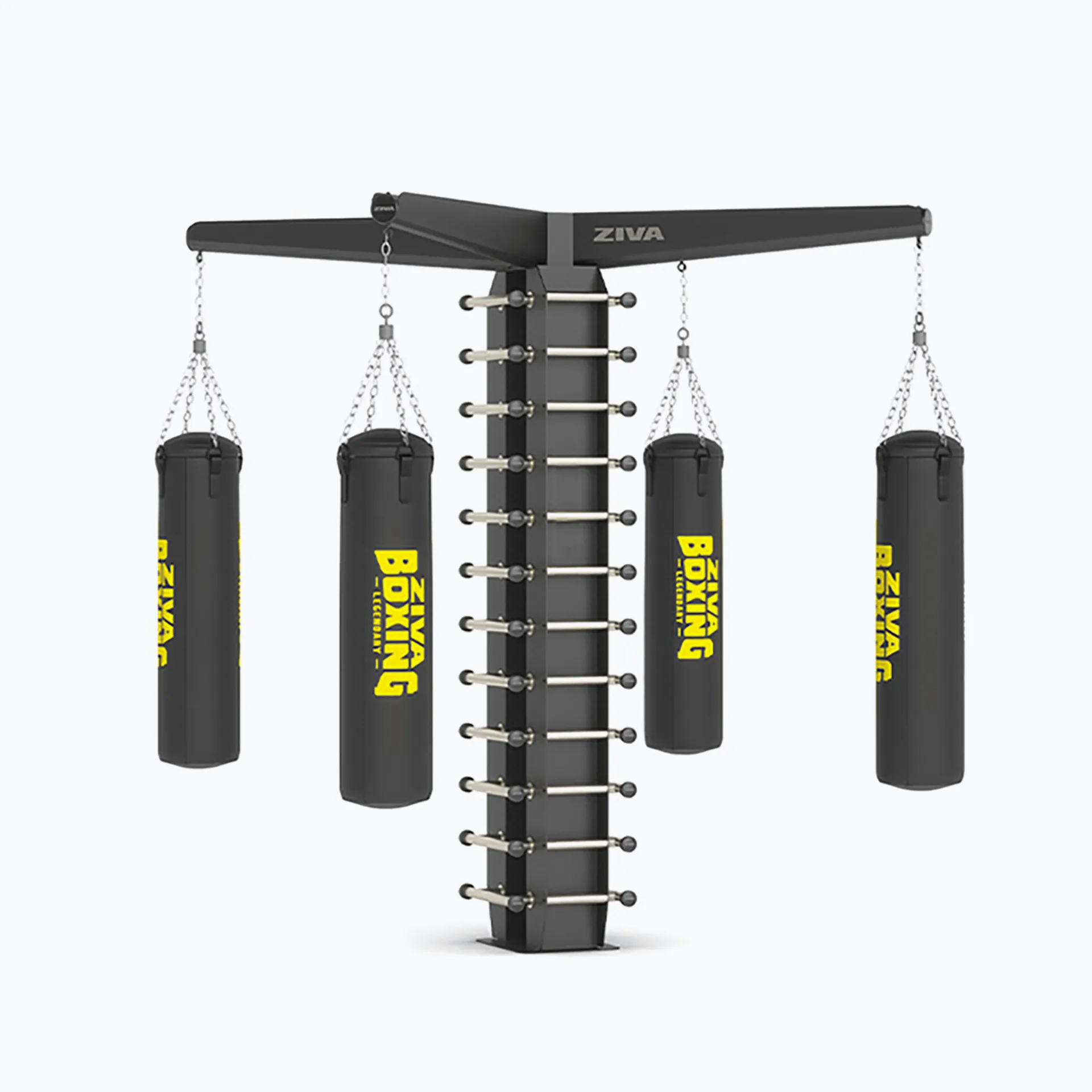 [2498] TORRE DE ENTRENAMIENTO CON SOPORTE PARA 4 SACOS DE BOXEO INFINITY ZIVA