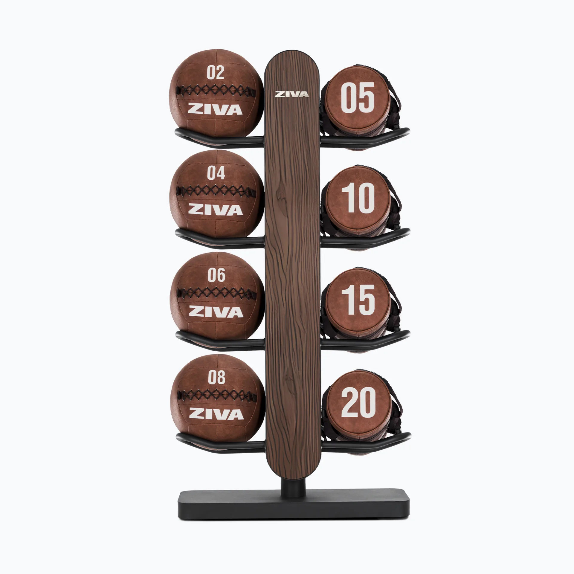 JUEGO DE PELOTA DE PARED LUMINA 2 -8KG + JUEGO DE BOLSA POWER CORE 5-20KG LUMINA + SOPORTE DE ALMACENAMIENTO DE 8 ACCESORIOS FUNCIONALES LUMINA ZIVA