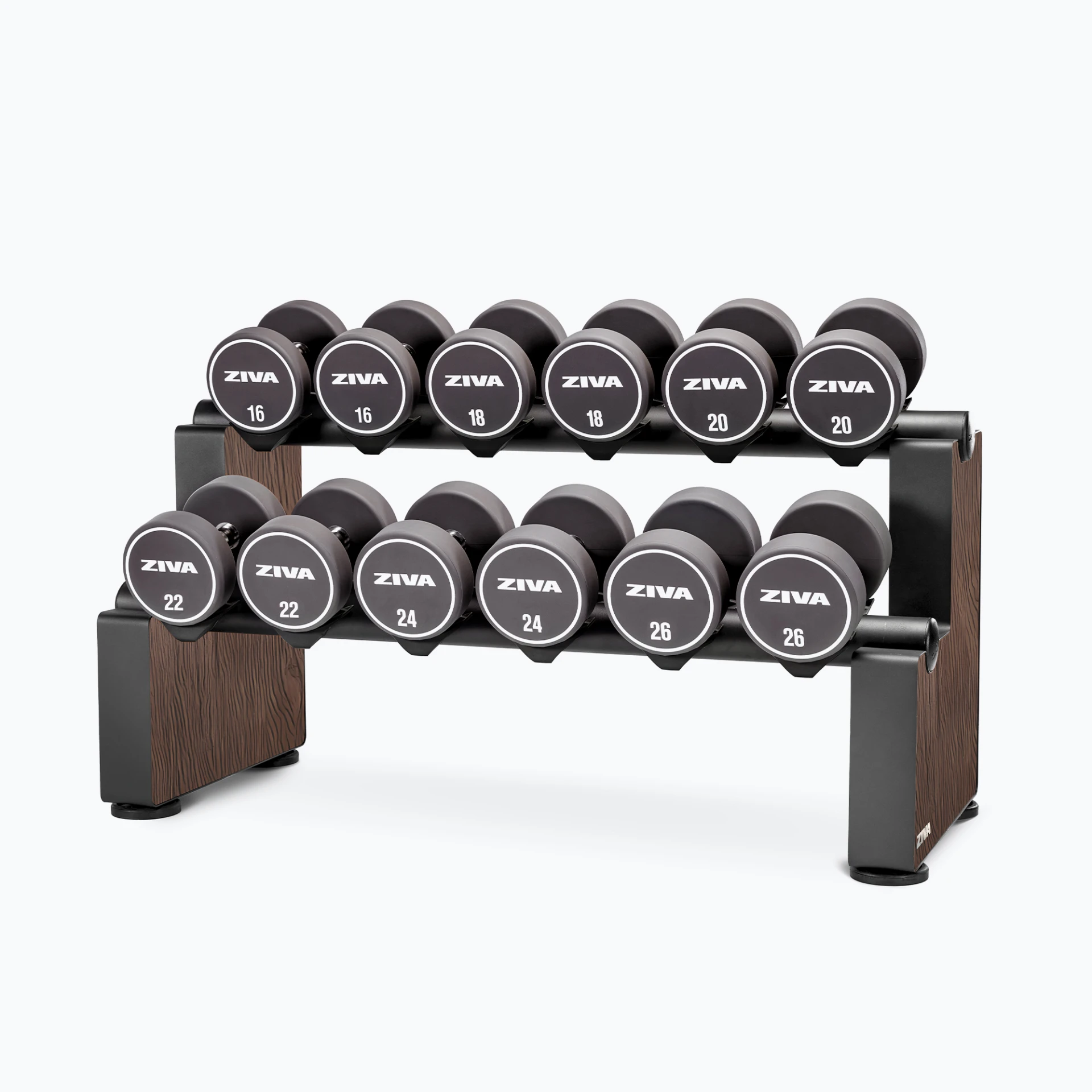 [2547] JUEGOS DE MANCUERNAS DE URETANO LUMINA + SOPORTE HORIZONTAL PARA MANCUERNAS LUMINA ZIVA