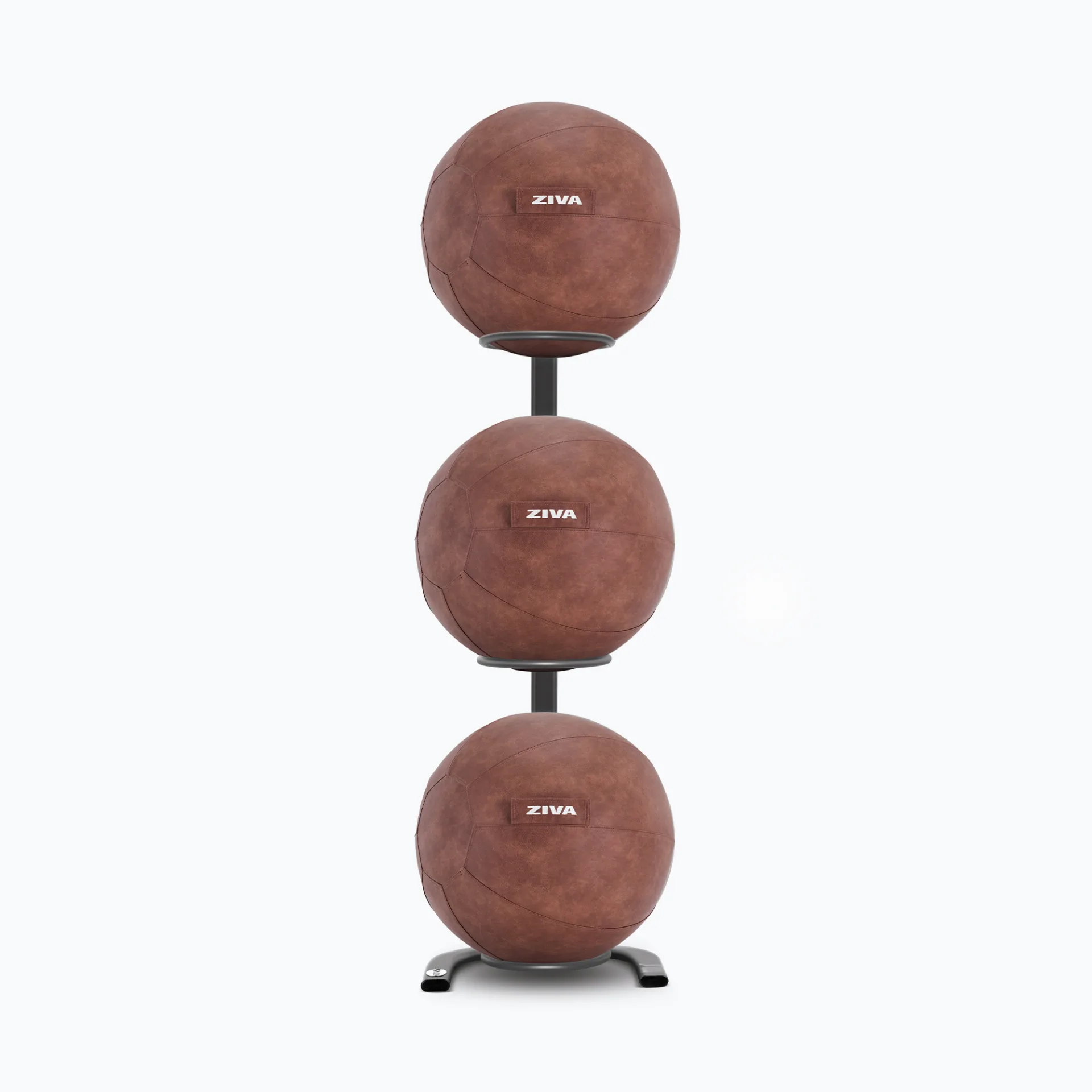 JUEGO DE PELOTA 65CM CORE-FIT LUMINA + SOPORTE PARA ALMACENAMIENTO DE PELOTA CORE FIT LUMINA ZIVA
