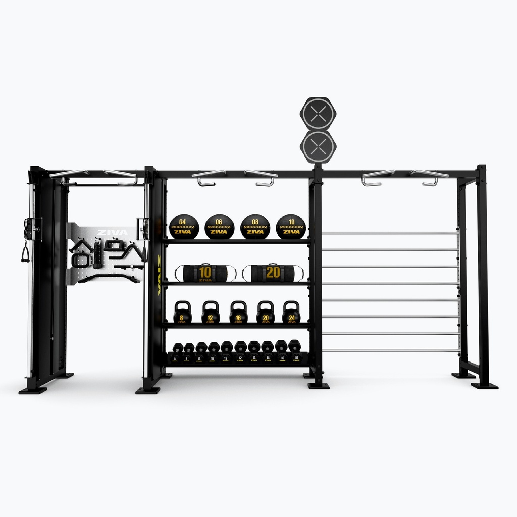 PARED PARA TRES CABLES INOX ZIVA
