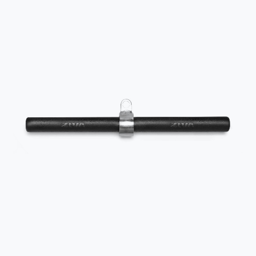 [2648] BARRA RECTA PARA TRÍCEPS DE URETANO PREMIUM (43 CM) INOX ZIVA