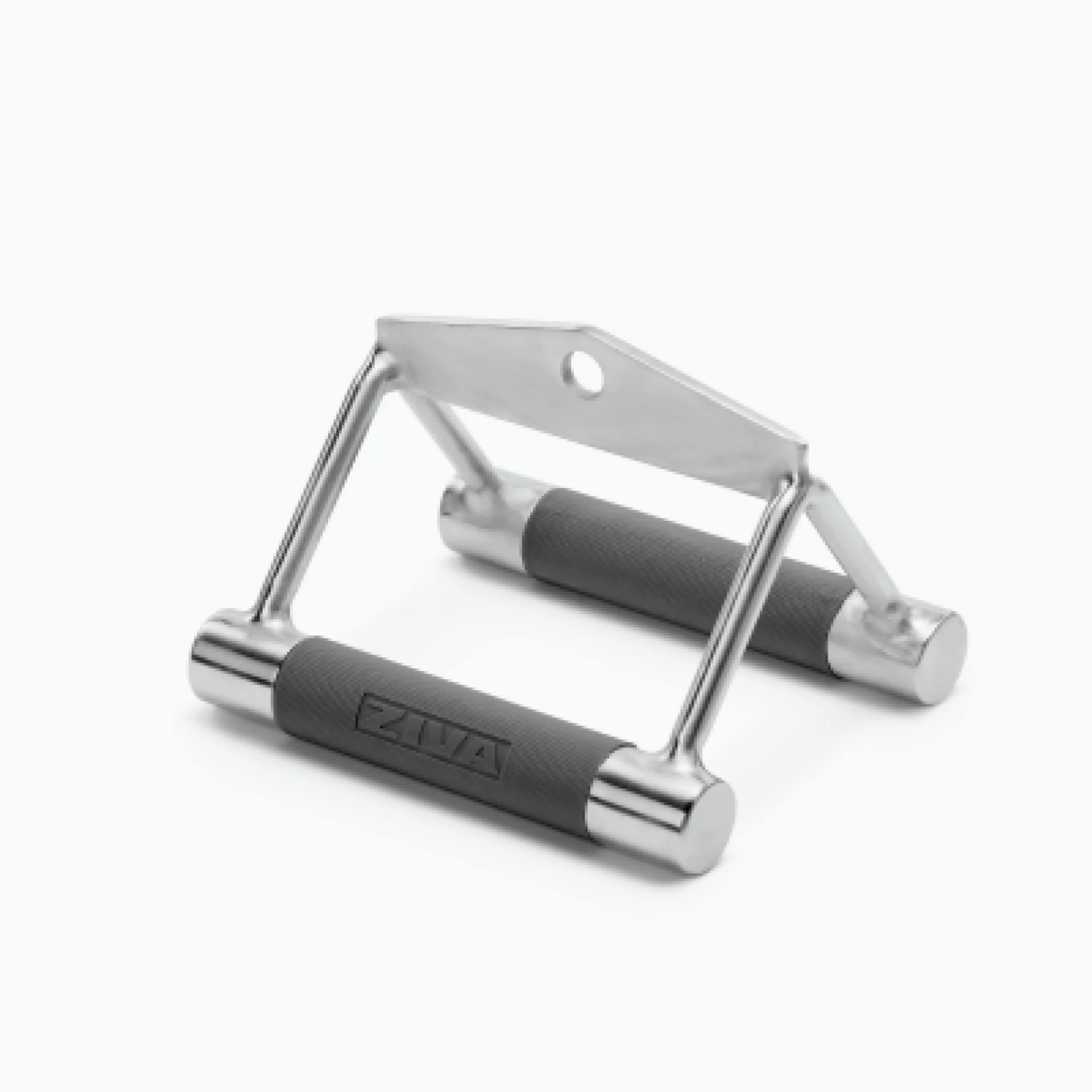 ASA DOBLE DE PU PARA FILA DE ASIENTOS, ACABADO CROMADO DURO PREMIUM INOX ZIVA