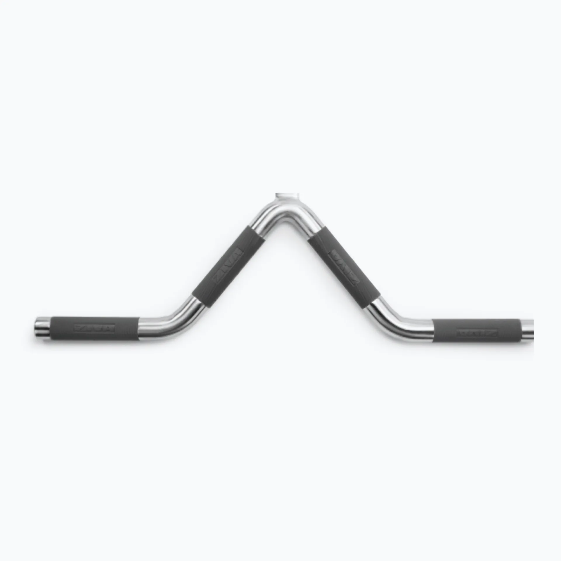 [2669] BARRA CURVA PARA TRÍCEPS DE CROMO DURO PREMIUM CON AGARRE DE POLIURETANO - 54 CM INOX ZIVA