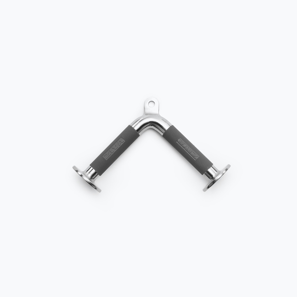 [2676] BARRA ANGULAR PARA TRÍCEPS DE CROMO DURO PREMIUM INOX ZIVA