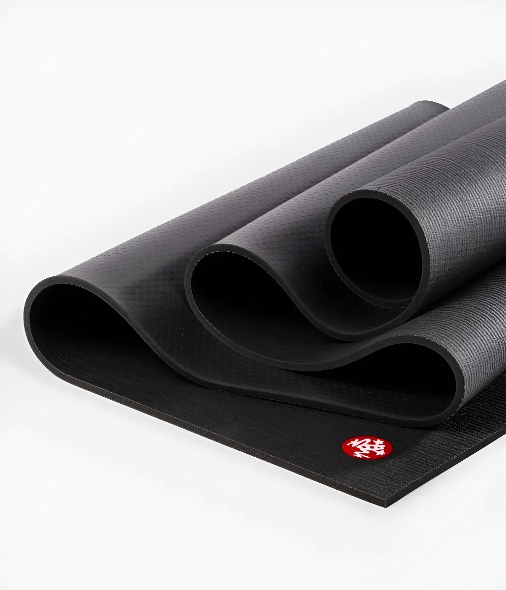 TAPETE YOGA ANTIDESLIZANTE MANDUKA PRO NEGRO 6MM 180X66CM PVC