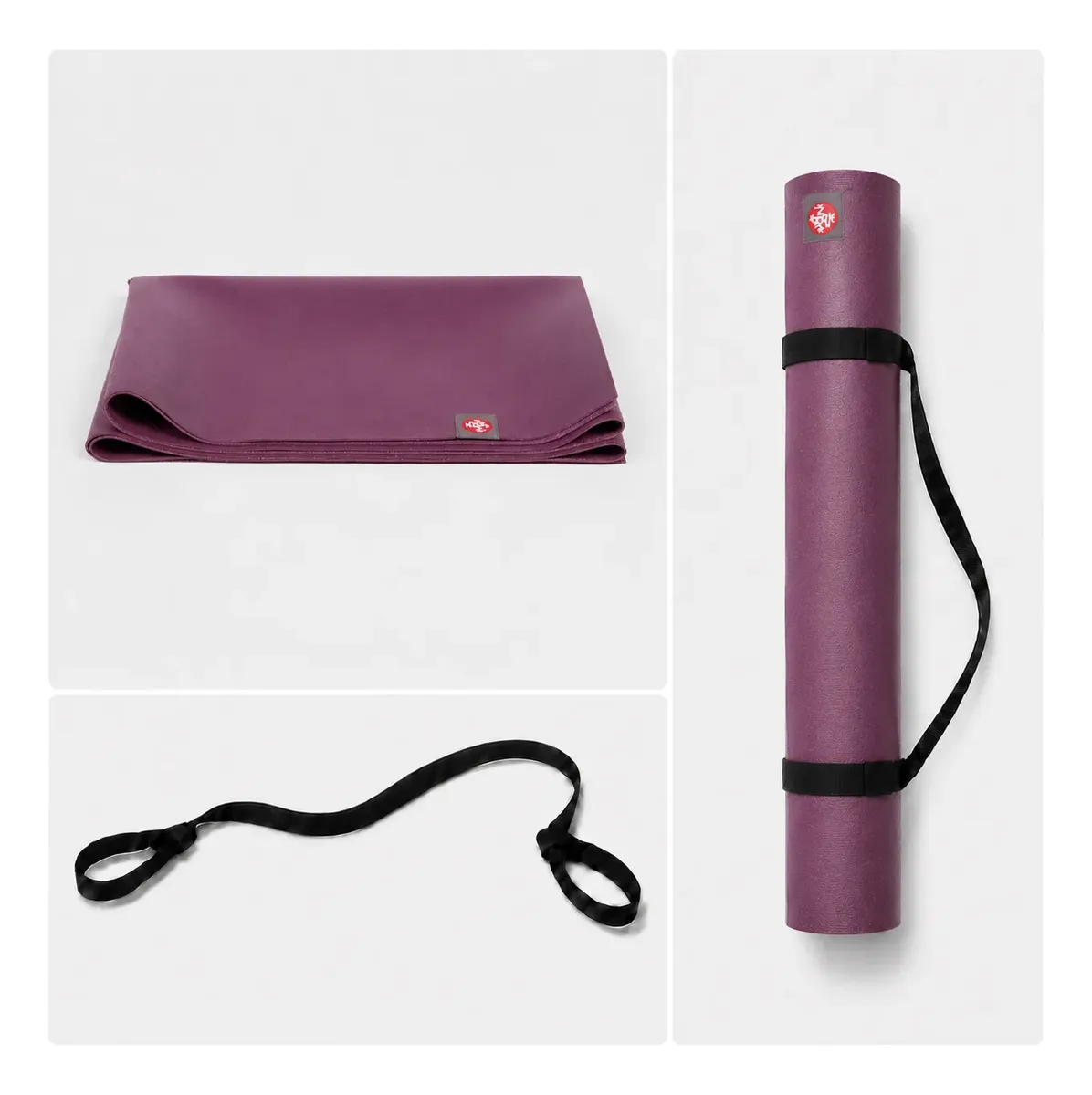 [2688] TAPETE YOGA MANDUKA EKO SUPER LITE PARA VIAJE+ CORREA REGALO