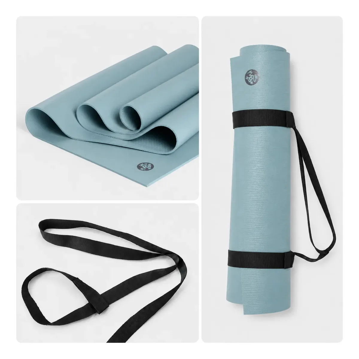 TAPETE YOGA MANDUKA PROLITE 4.7 MM + CORREA DE BLUE LOTUS