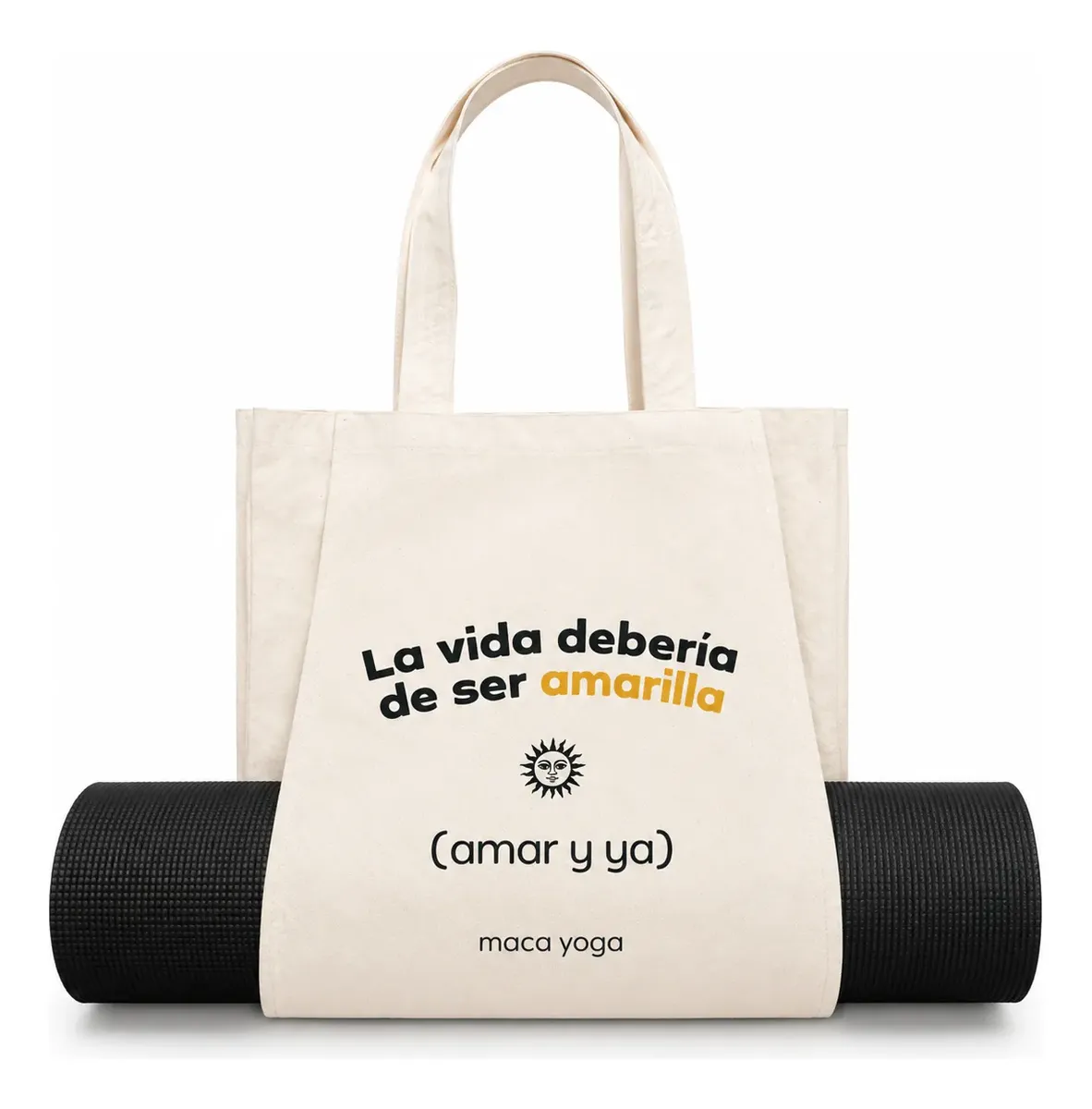 [2710] BOLSA TOTE BAG PARA TAPETE DE YOGA PORTA TAPETE MACA YOGA