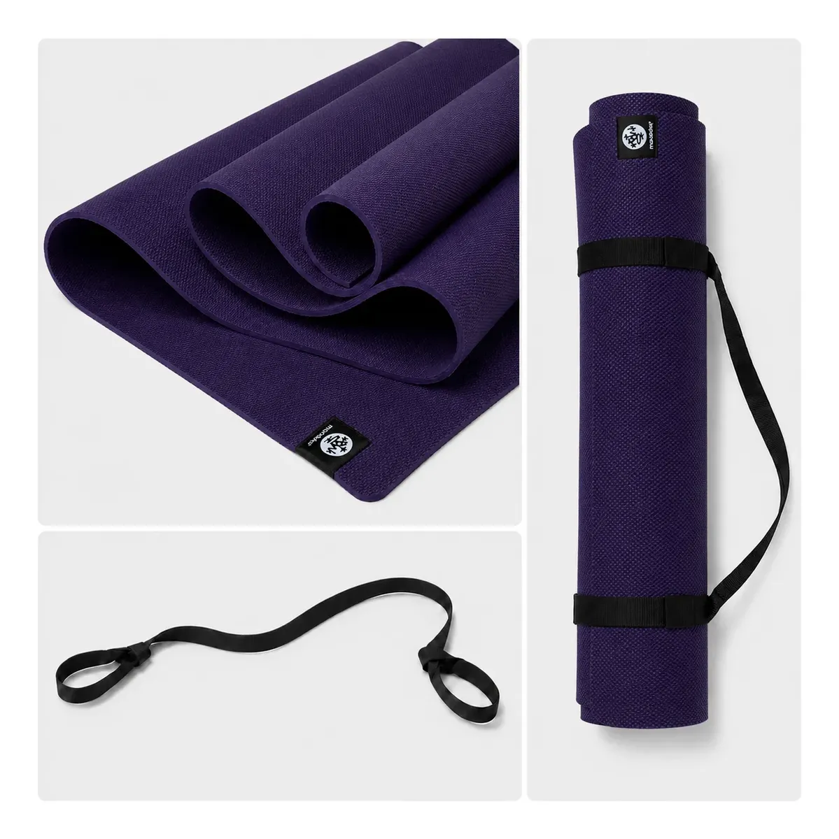 [2714] TAPETE YOGA MANDUKA X CON CORREA DE REGALO