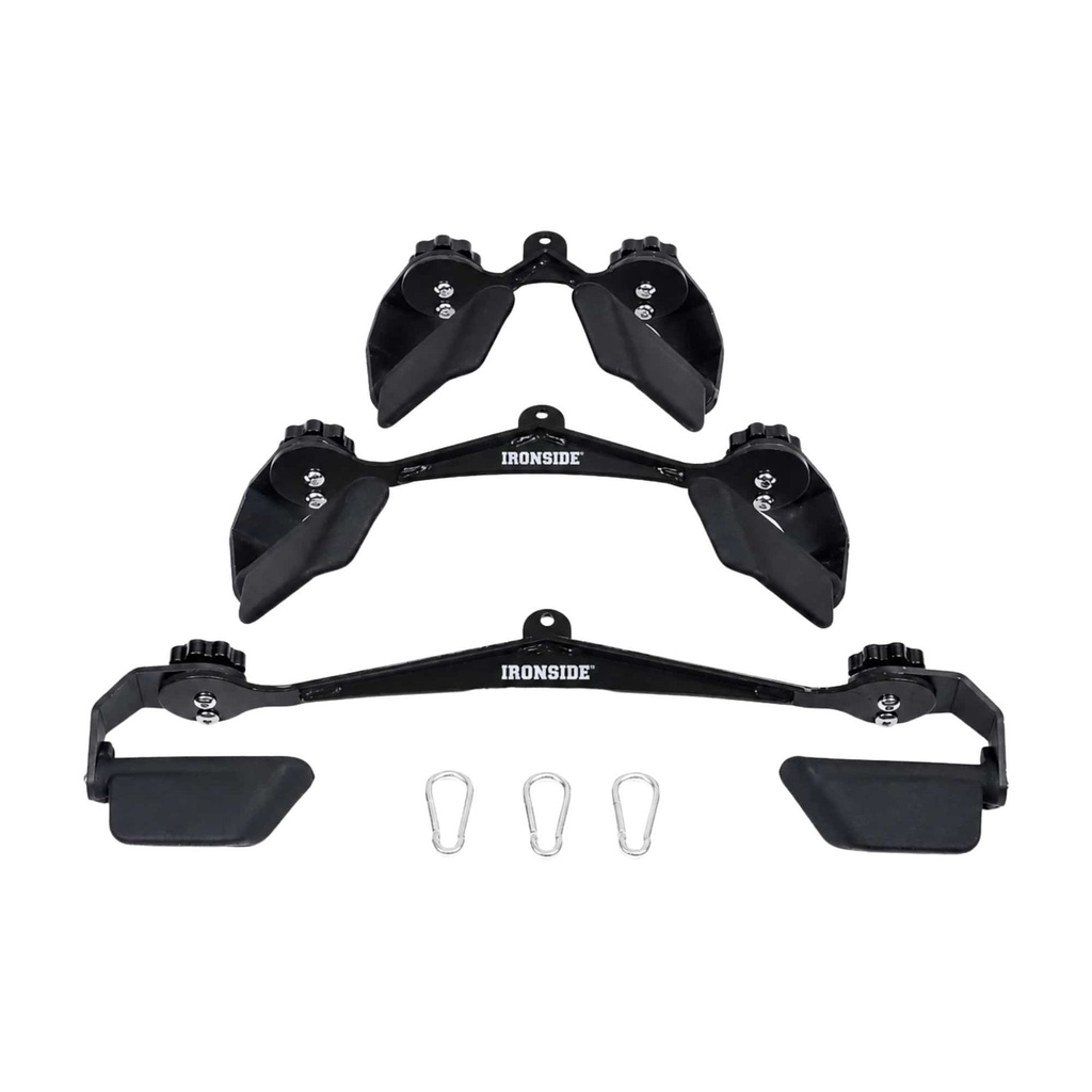 SET DE 3 AGARRES DE POLEA FIJOS ERGONOMICOS IRONSIDE