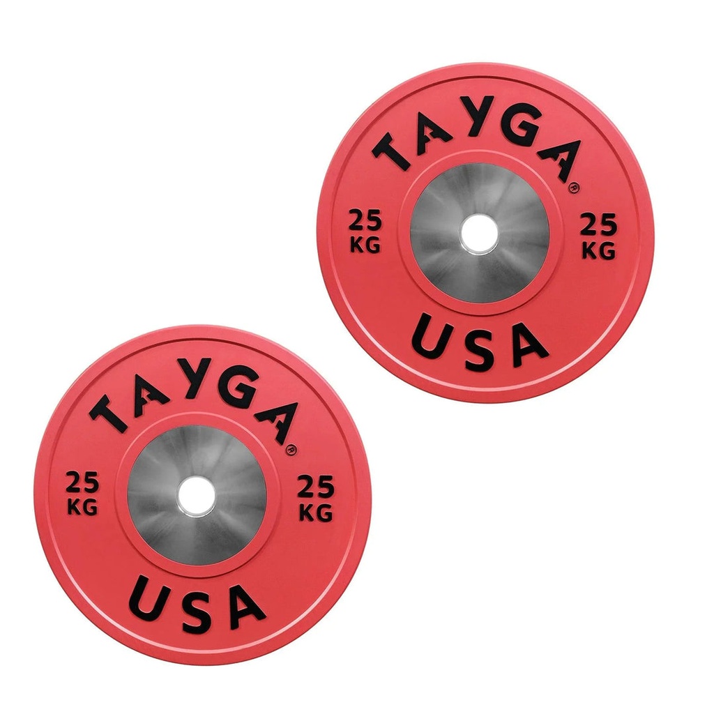 [46] SET DE DISCOS COMPETENCIA HALTEROFILIA TAYGA