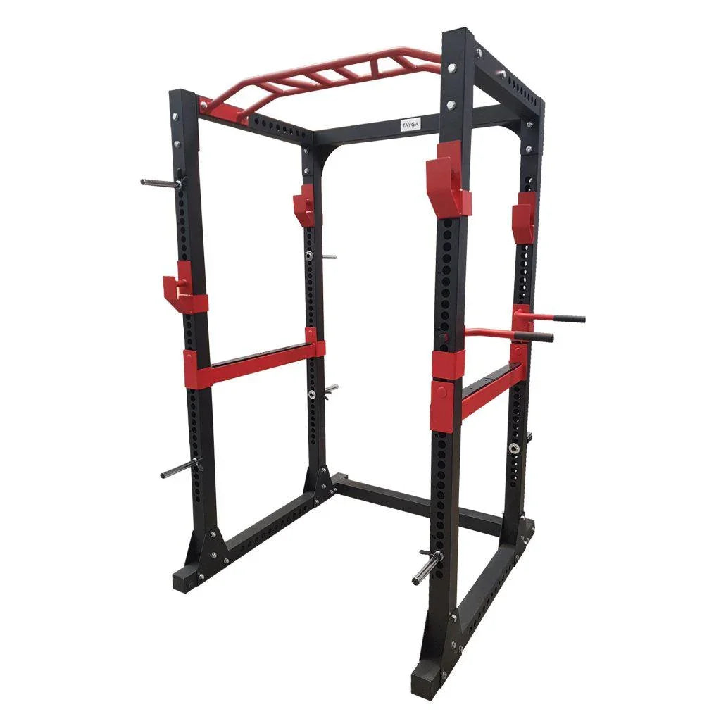 [91] POWER RACK PARA PESO LIBRE Y DOMINADAS TAYGA